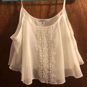 Charlotte Russe White crop top